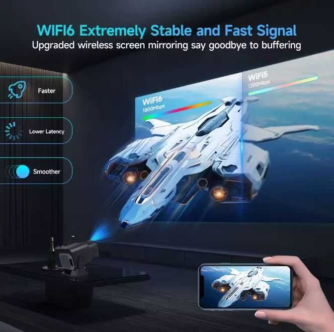 Magcubic HY320 MINI NTV Netflix licencjonowany projektor Android 13