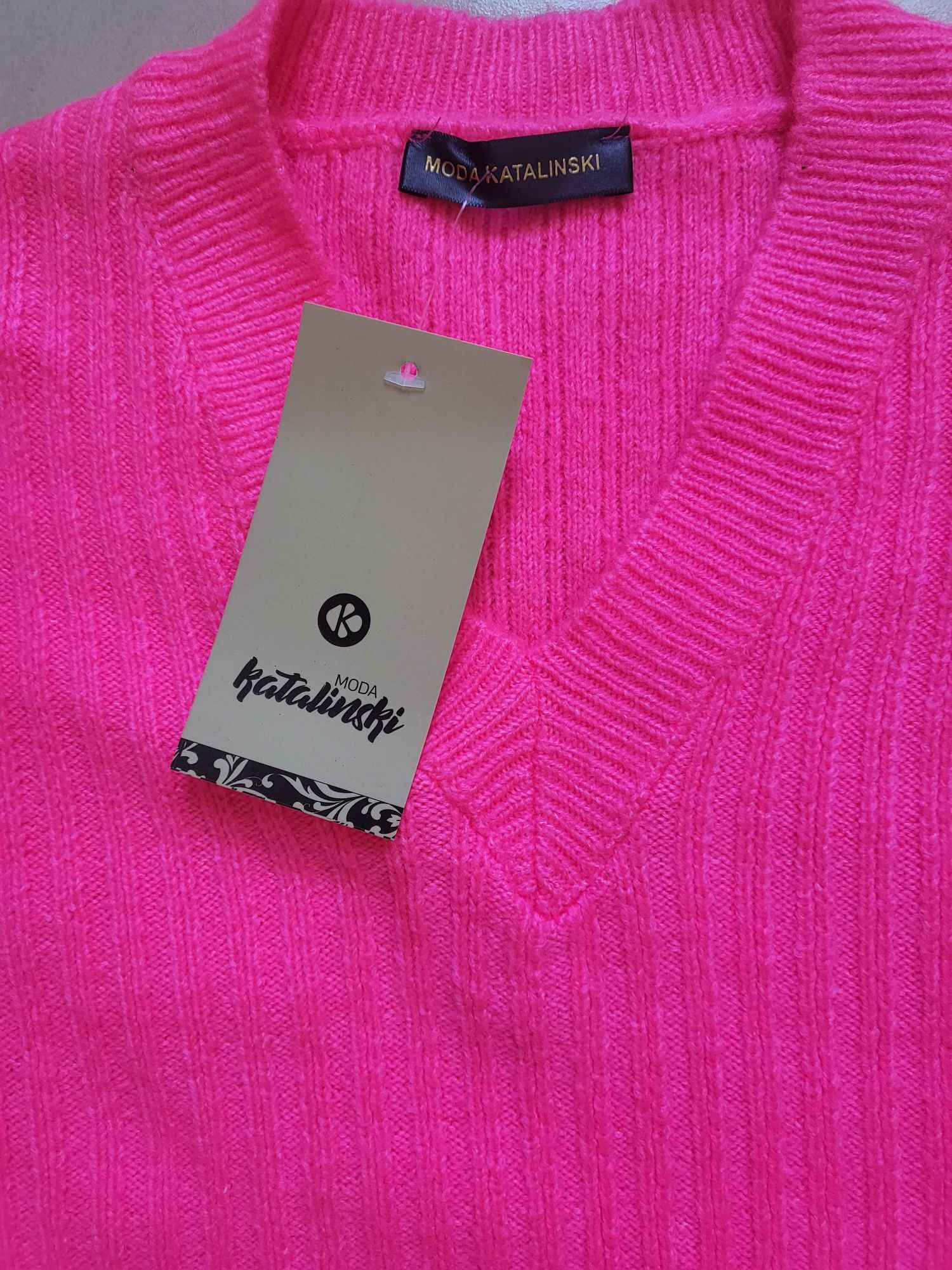 Sweterek neon Moda Kataliński