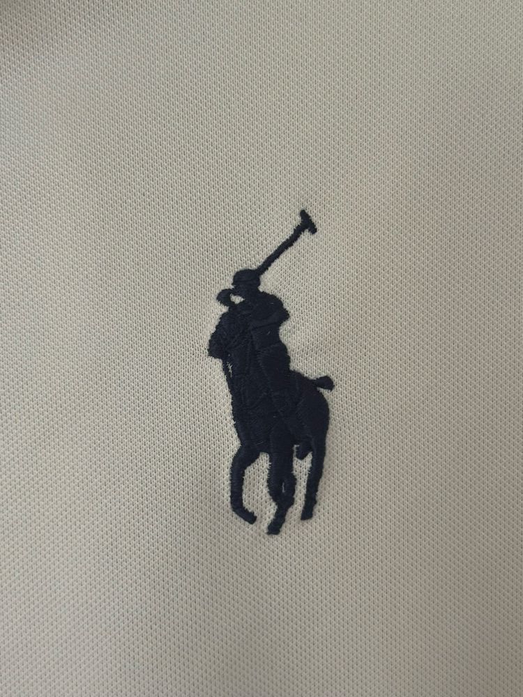 Koszulka Polo Ralph Lauren M sportowa biała golf tenis logowana