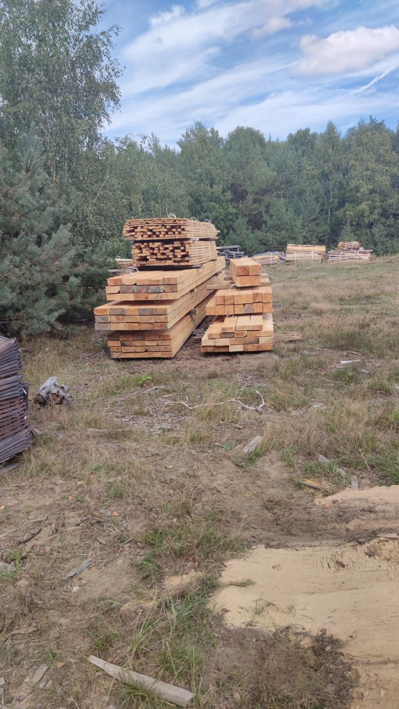 Więźba dachowa drewno na Twój dach laty kontrlaty deski podbitka