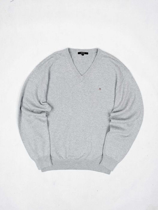 Gant szary gruby sweter XL
