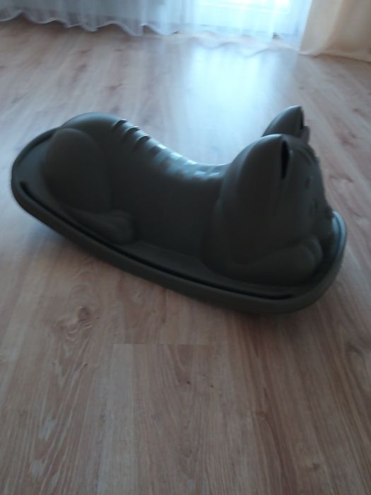 Kotek bujany szary huśtawka Smoby