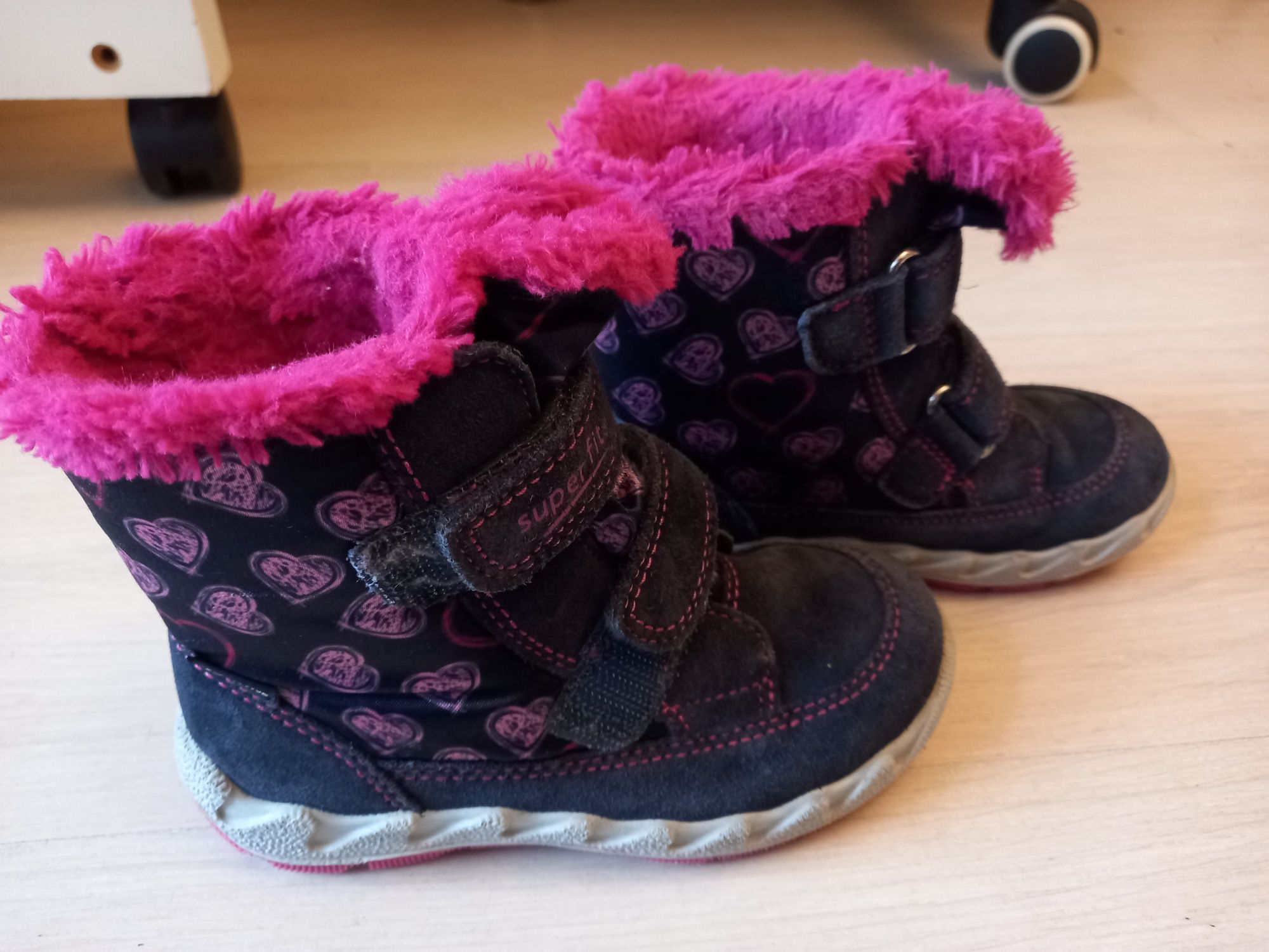 Buty kozaki śniegowce na zimę Superfit r. 26