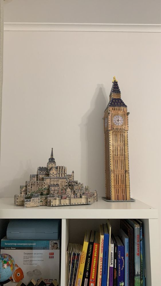 3d puzzle big ben 3д пазл біг бен