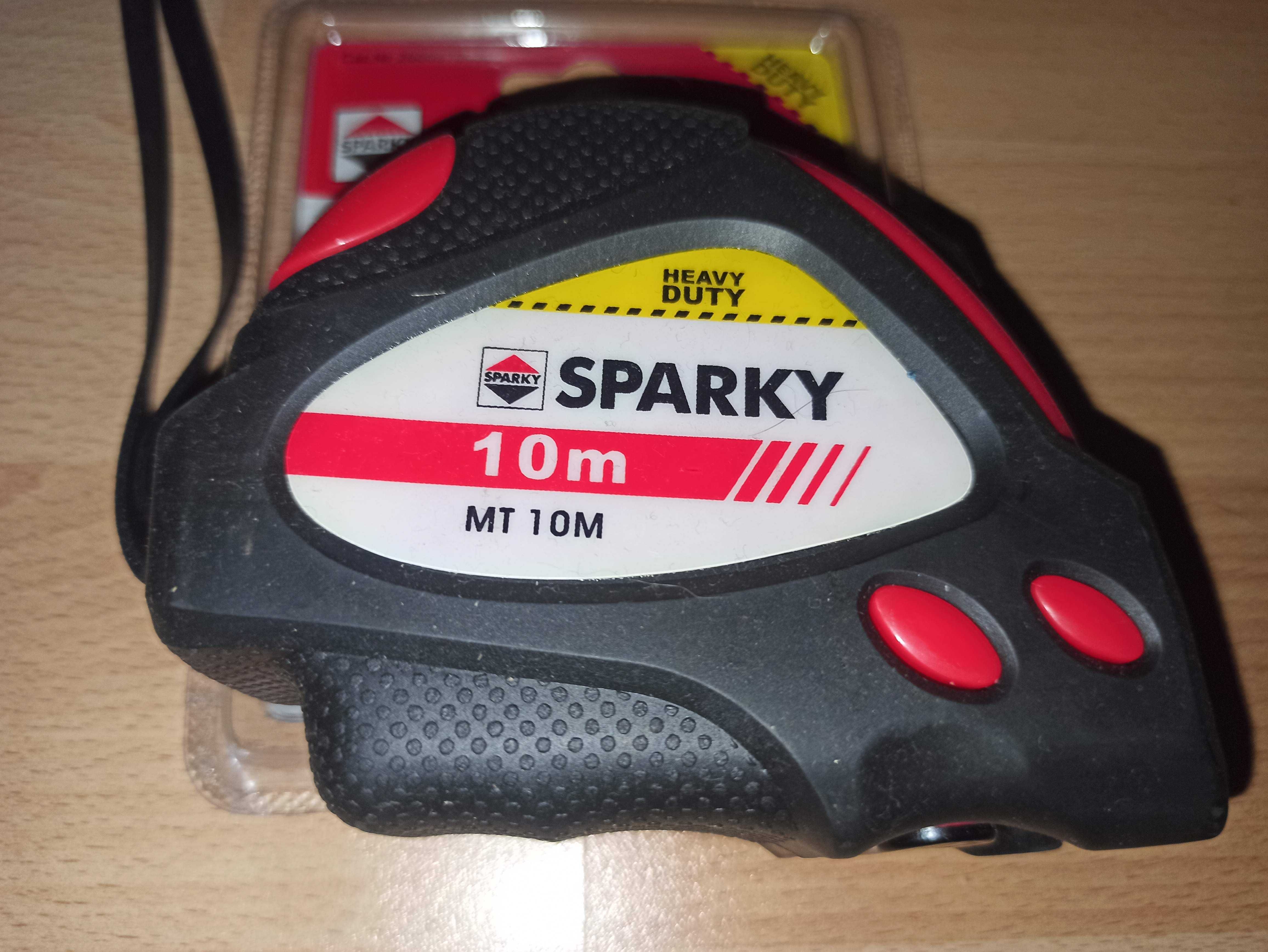 Професійна вимірювальна рулетка SPARKY 10 м з магнітом  автостопом