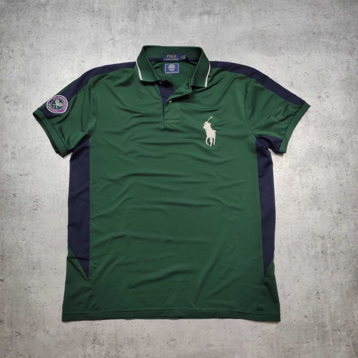 MĘSKA Elegancka PREMIUM Koszulka Polo Ralph Lauren Wimbledon Haft Logo