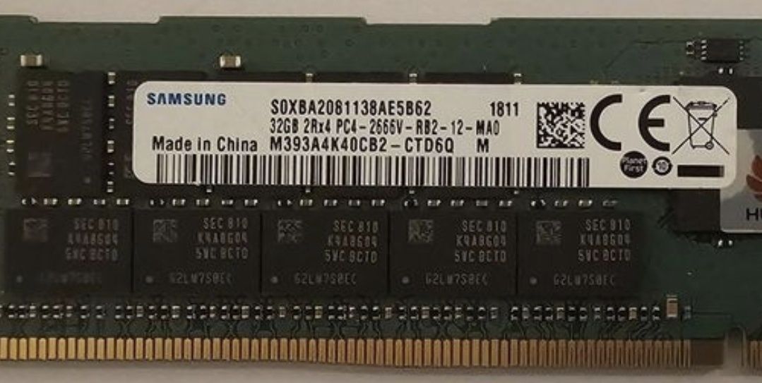RAM  16Gb/32Gb DDR4 2666MHZ ECC