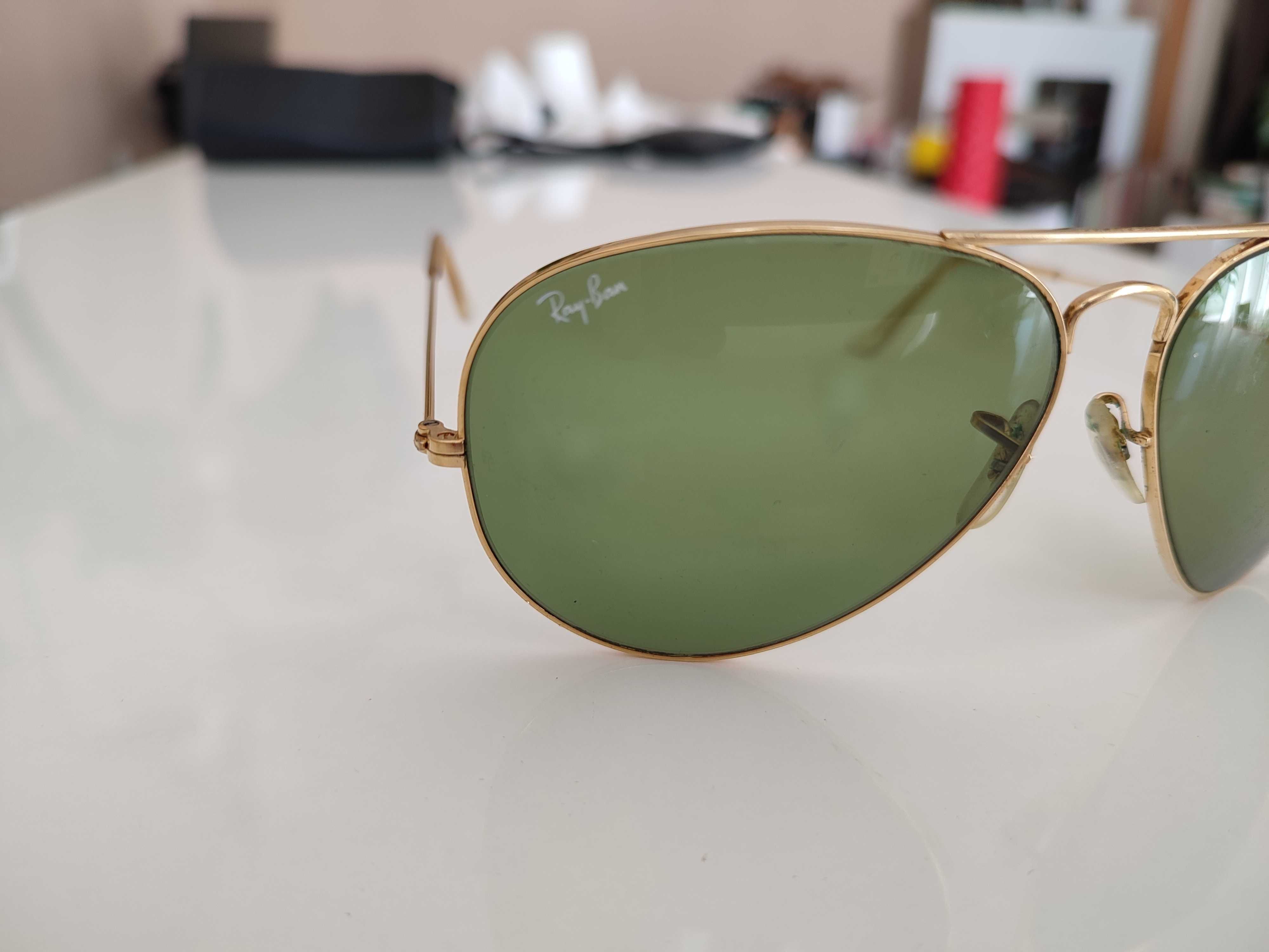 Ray Ban Okulary przeciwsłoneczne złote