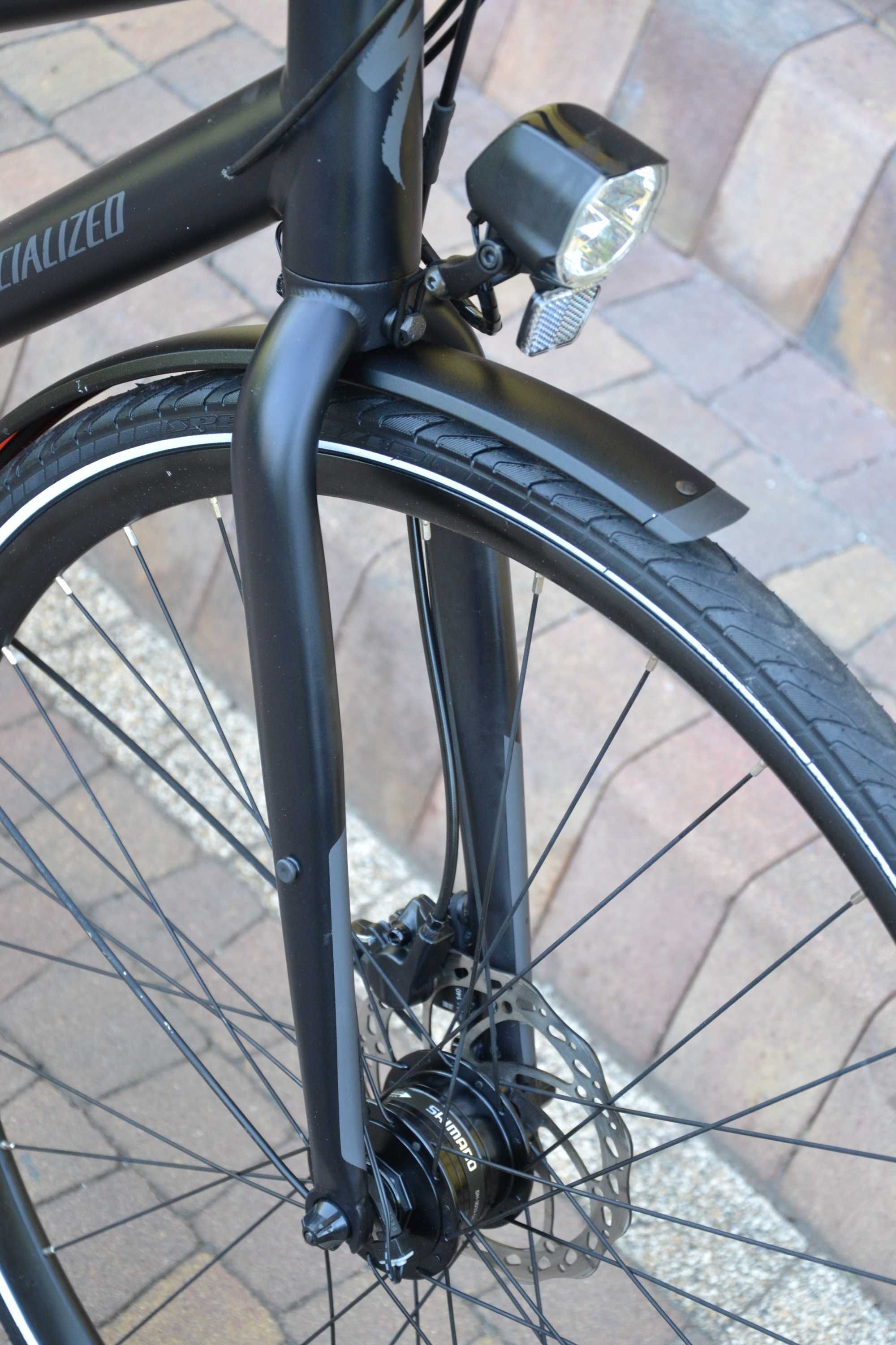 Specialized Sirrus Black Top Shimano 3x8 dynamo LED M jak nowy!