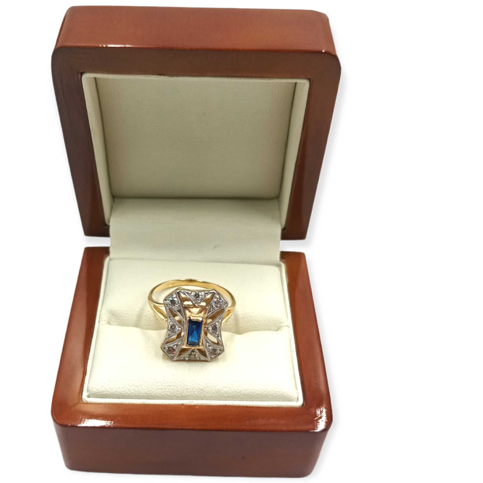 Nieużywany złoty pierścionek pr.585 14K - PLUS Lombard