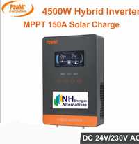 Inversor Híbrido 4500W 24V controlador MPPT 4.5KW Solar bateria