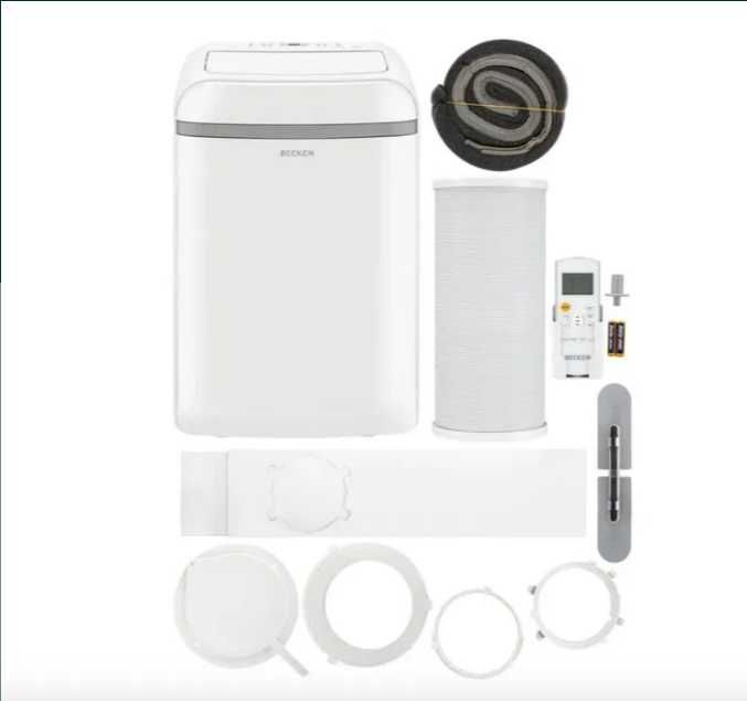 Ar Condicionado Portátil BECKEN BAC4255 (23 m² - 12000 BTU - Branco)