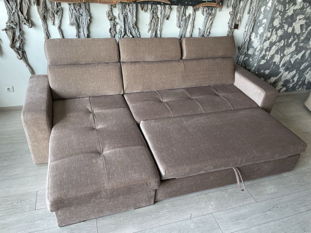 Кутовий диван Natuzzi(270х170см)Преміум клас.Кут міняється.Новий