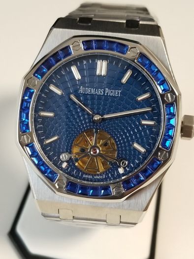 Audemars Piguet Royal Oak Tourbillon Blue Diamonds LUX