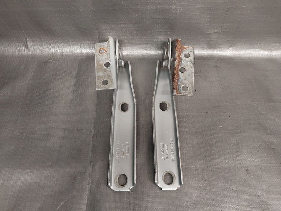 Audi A4 B5 95-99 rok KOMPLET zawiasy maski przód przedniej srebne