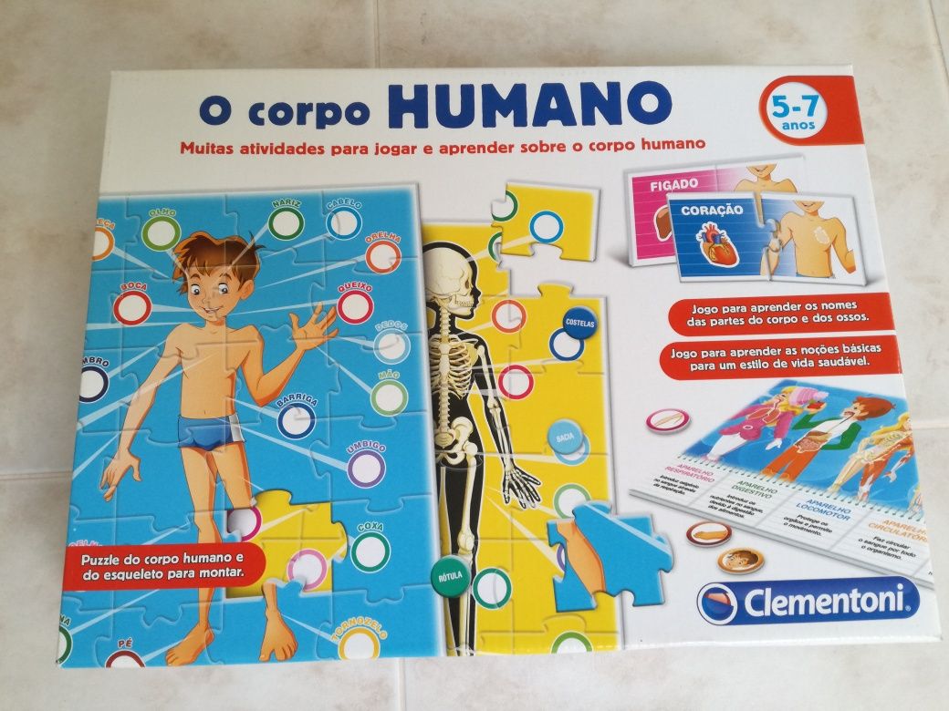 Aprende sobre o corpo humano - Clementoni