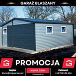 Garaż blaszany 5x5m szary grafit garaz na wymiar producent cała polska
