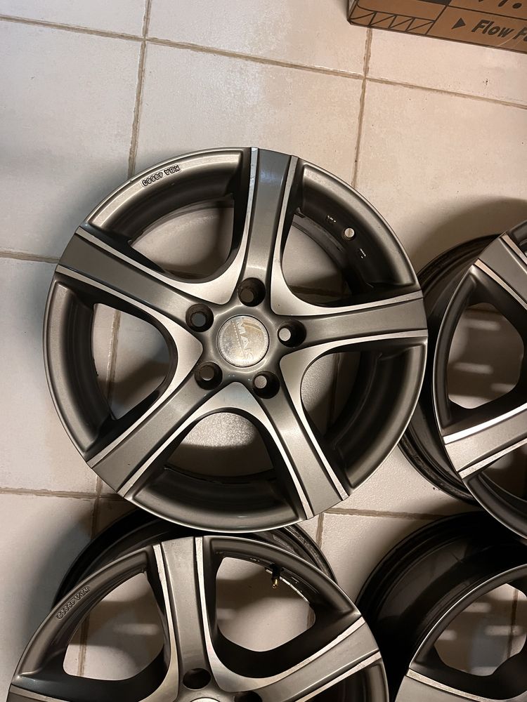 Jantes 16” 5x114.3 originais MAK compativeis Renault Dacia Nissan