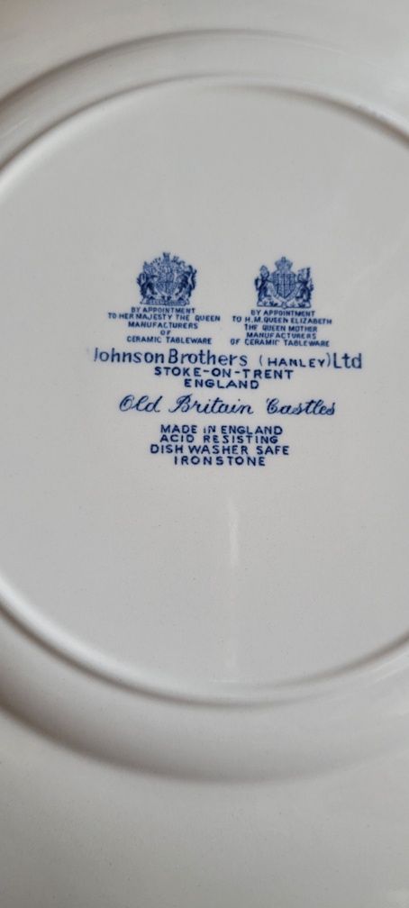 Johnson Bros Old Britain Castles zestaw porcelany
