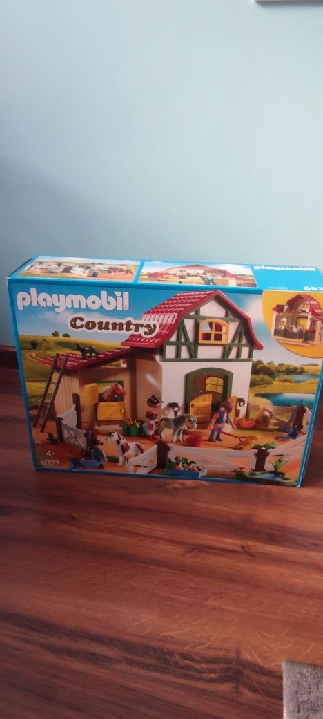 Zestaw Stadnina kucyków Playmobile z rozszerzeniem