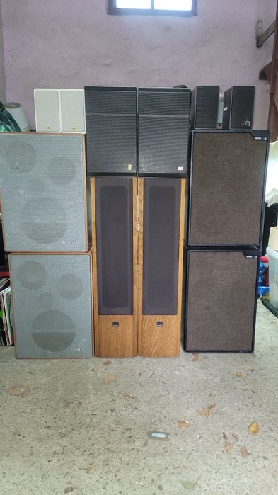 Zestaw kolumn philips telefunken grundig mbquart canton