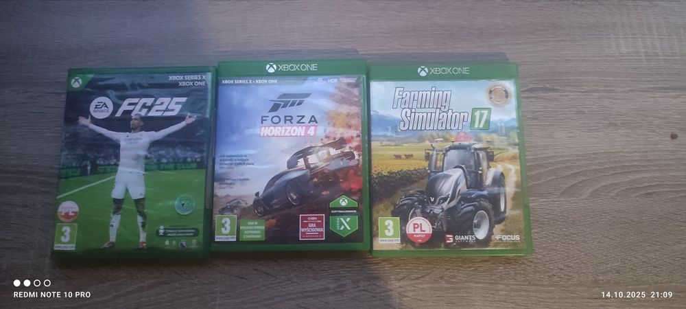 Gry na xbox one/series fc25 forza horizon 4 farming Simulator 17