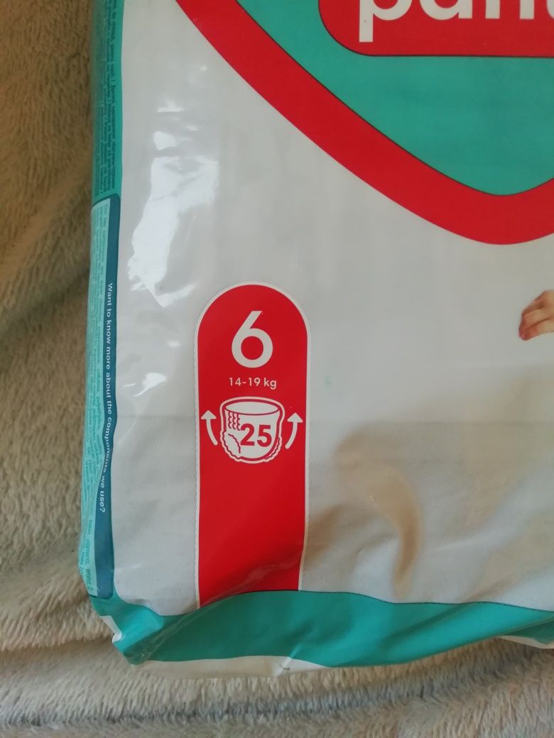 Подгузники трусики детские Pampers pants р. 6 (15+ кг) 25 шт. Польша
