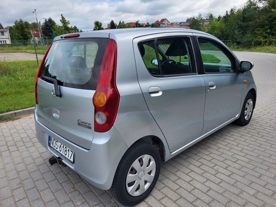Daihatsu Cuore 1.0 benzyna 2007r Automat Klima  przebieg 77tys