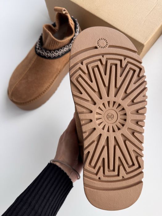 Черевики UGG Tasman Platform Sock Chestnut