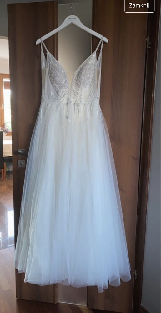 Suknia ślubna Herms Bridal rozmiar 36 S ivory
