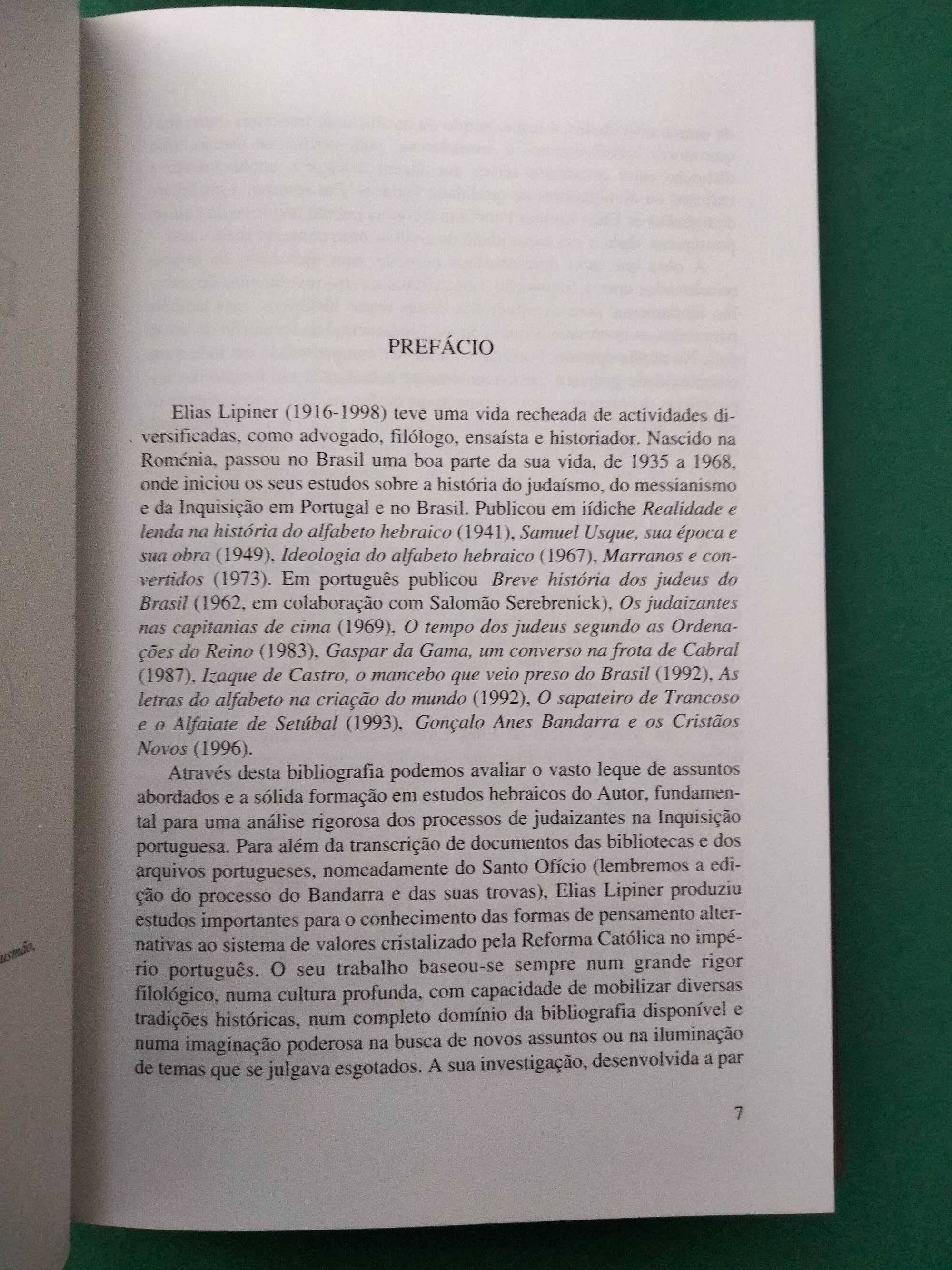 Terror e Linguagem - Um Dicionário da Santa Inquisição - Elias Lipiner