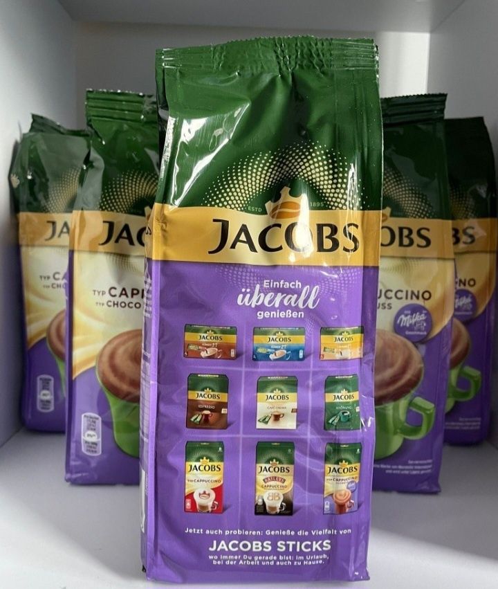 Jacobs Milka Cappuccino orzechowa z Niemiec 5 sztuk