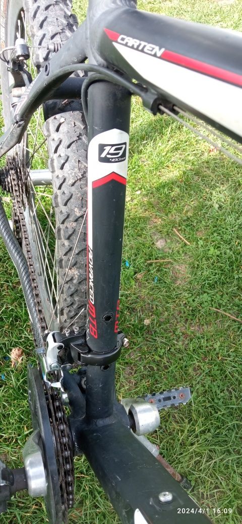 Rower MTB Kands rama 19" koła 26" osprzęt Shimano.