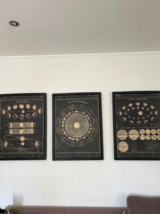 Conjunto 3 Quadros Decorativos