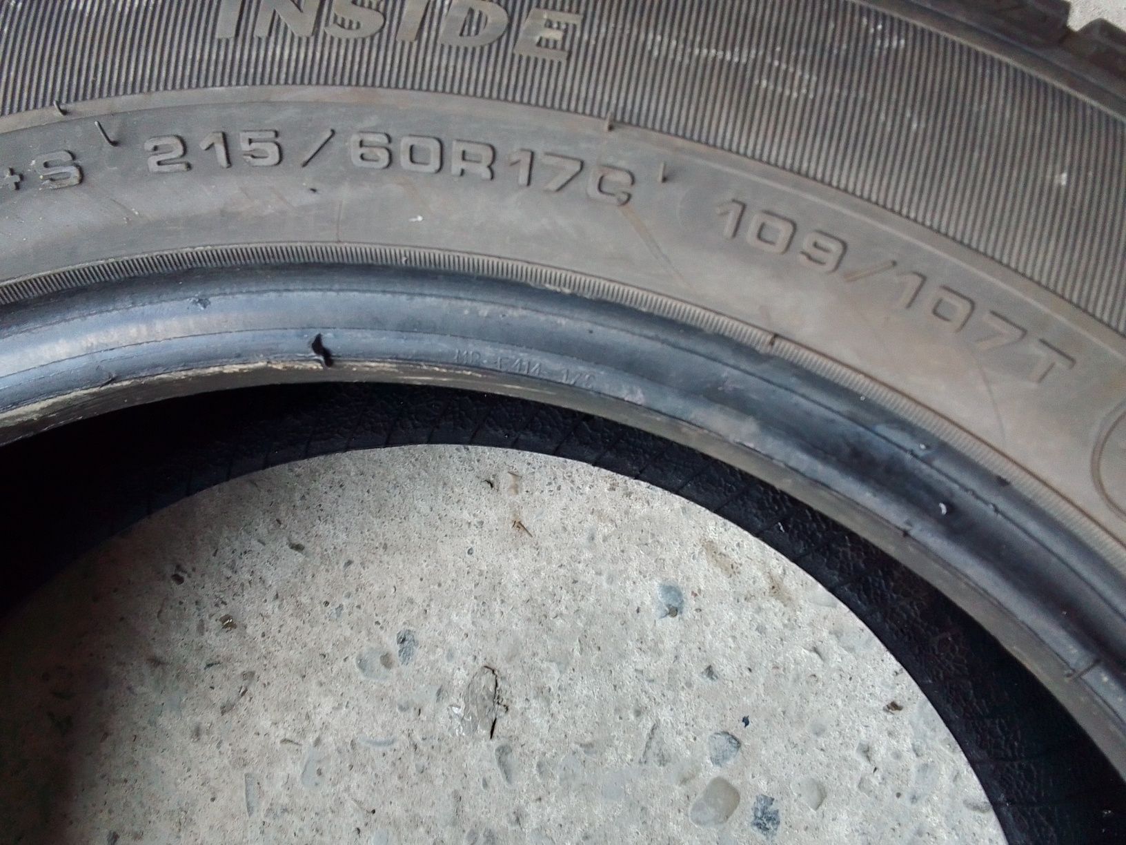 2 Opony zimowe 215/60r17C GOODYEAR 2020r