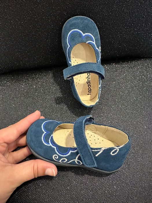 Sapatos Azuis Novos Tapadinha Nº 20