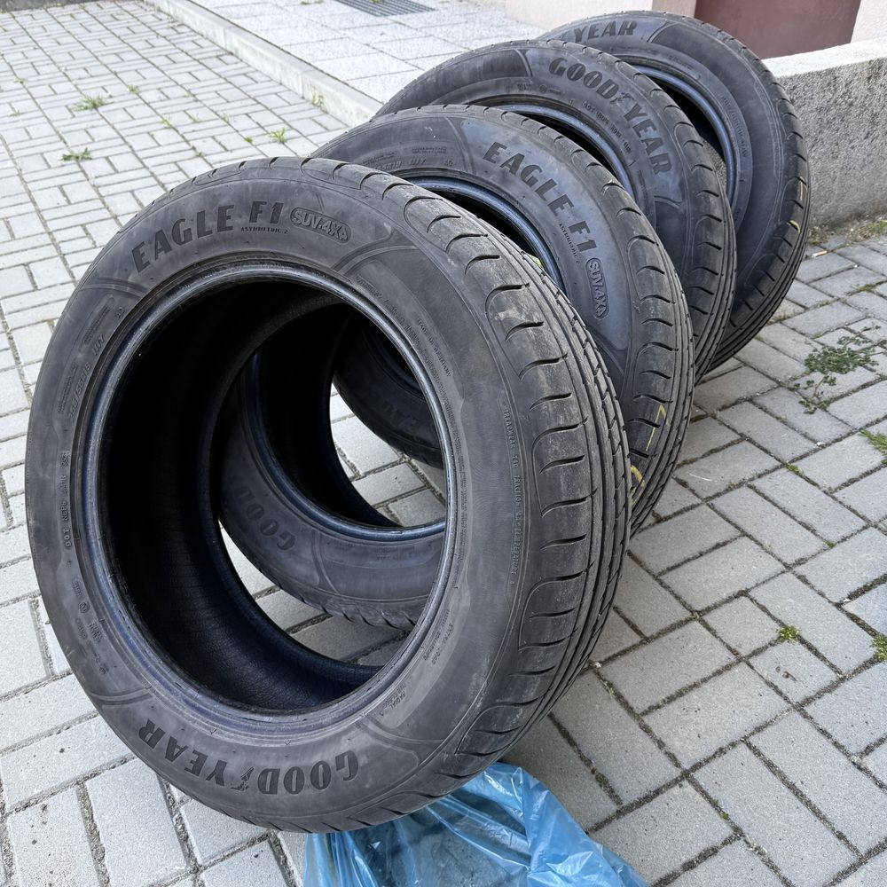 Homologacja do Audi Q7 - GoodYear Eagle F1 SUV 255/55R19 opony A0