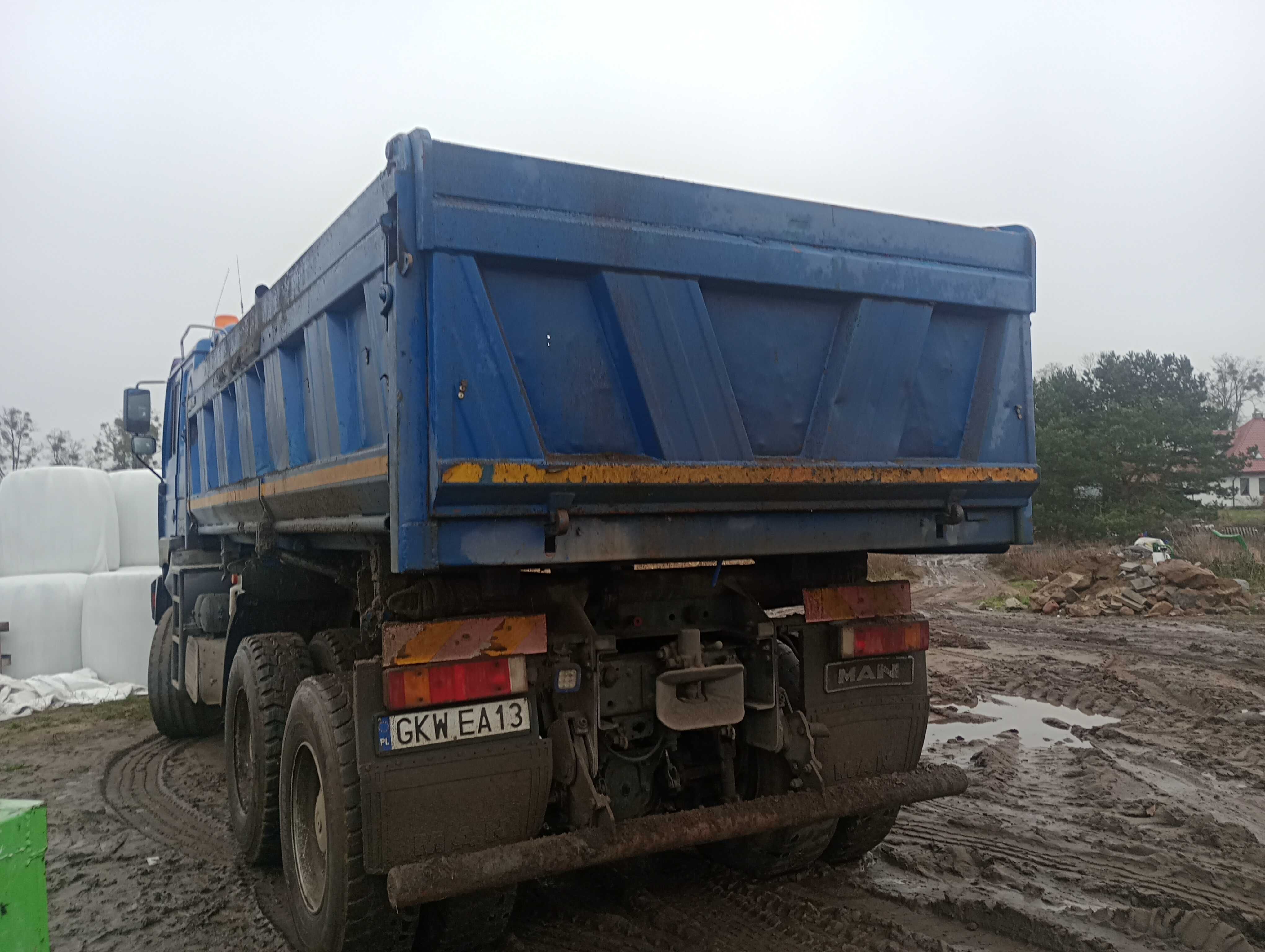 MAN F-90 4x4. 6x6.8x6- Wywrot