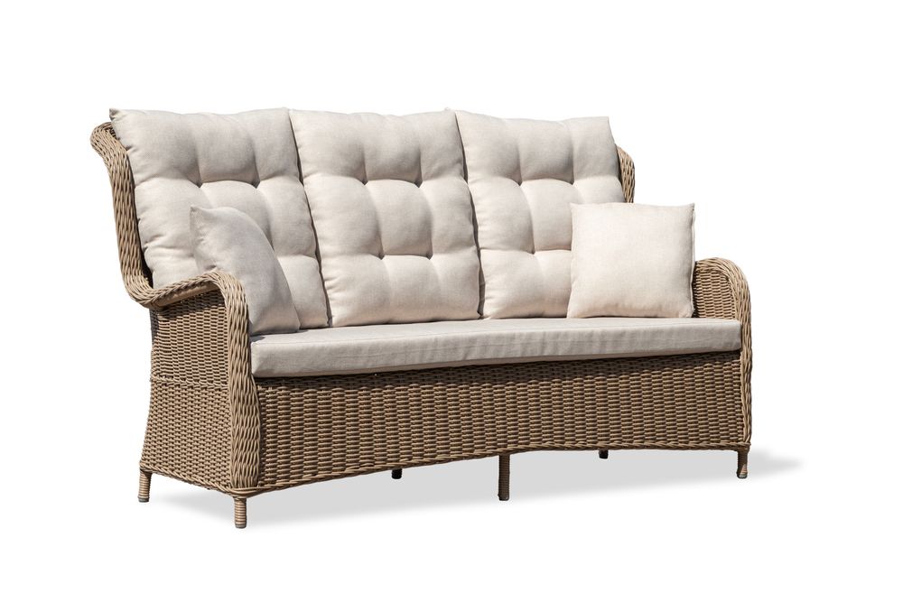 Meble ogrodowe premium MARBELLA technorattan KOMPLET wypoczynkowy HIT