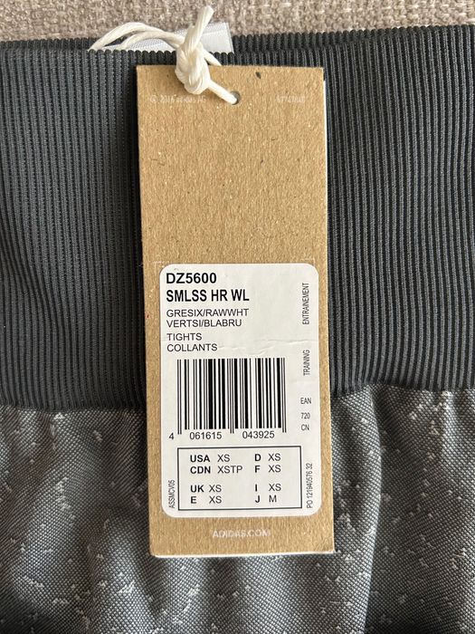 Limitowane leginsy adidas Wanderlust 2w1, nowe z metką, rozmiar XS