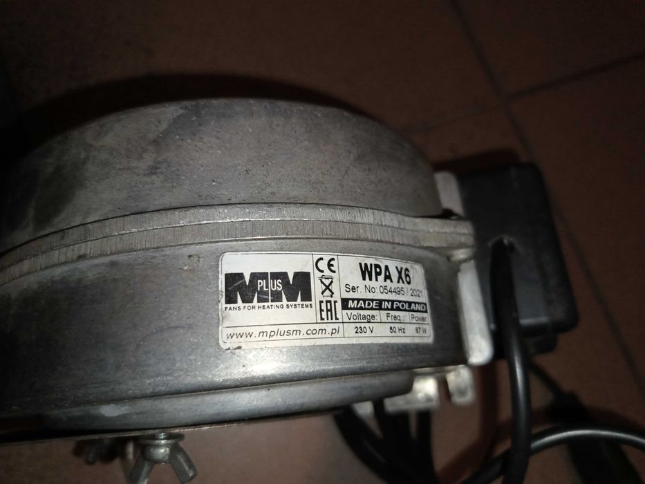 Wentylator do pieca WPA X6