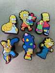 Przypinki do crocs Simpsons 6 sztuk,  cena za całość