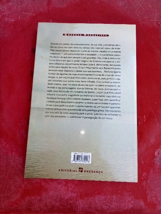 Nicholas Sparks/L Esquivél, Cervantes, Rilke, A. Phillips, Vampiro