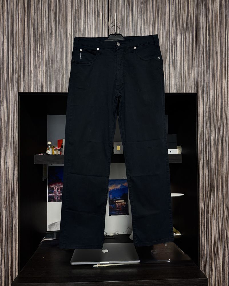 Винтажные черные джинсы Armani Made in Italy