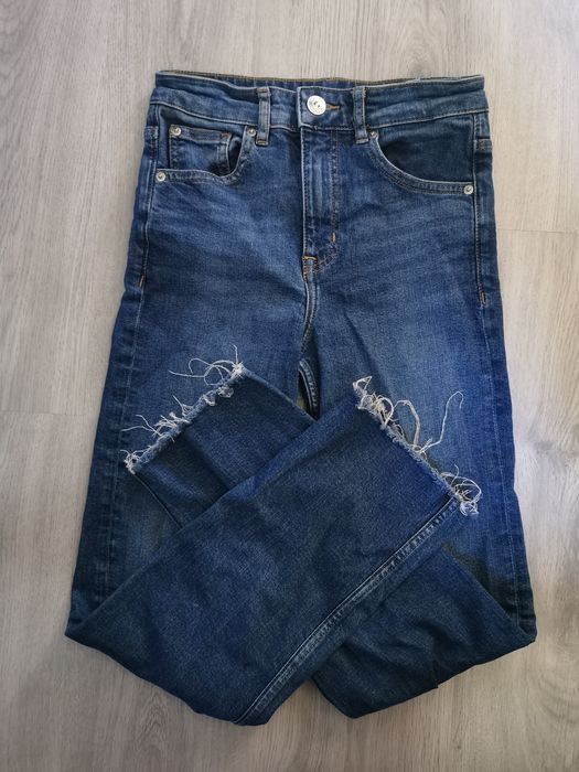 Spodnie z wysokim stanem H&M S