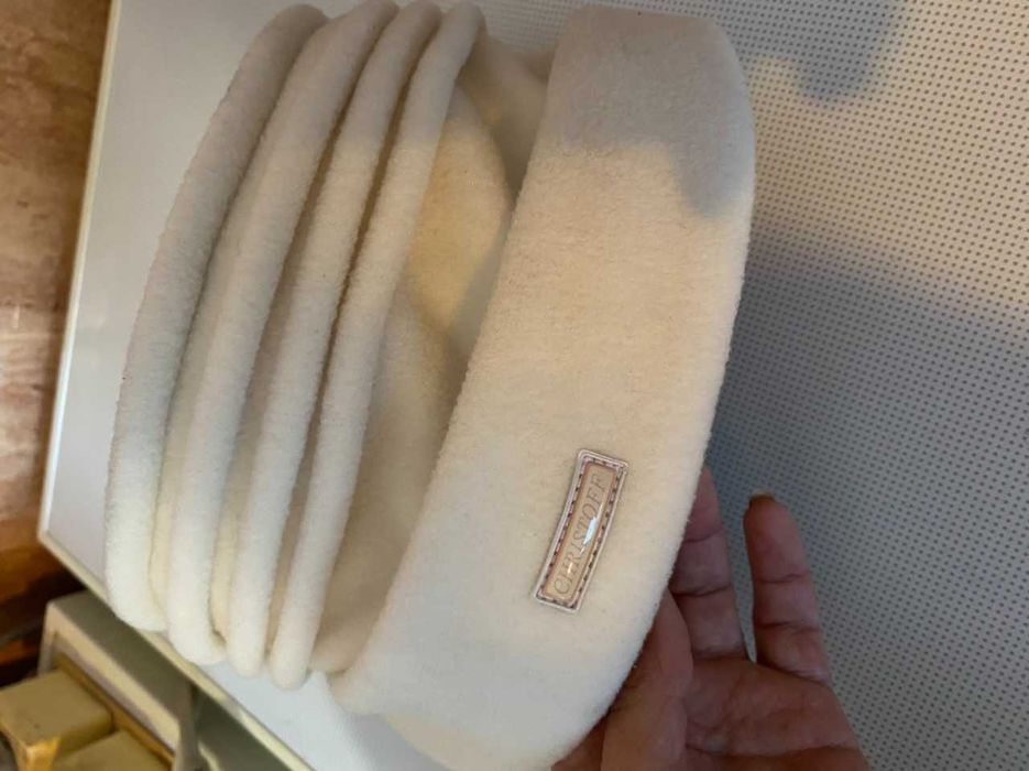 Шляпа натуральная кожа (нубук), утепленная, новая