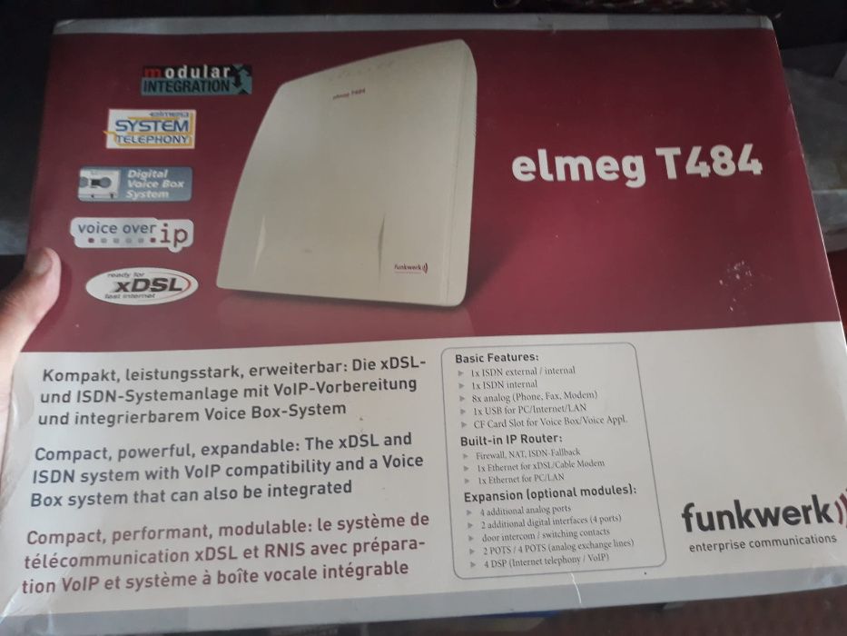 Central Elmeg T484 + 3 telefones