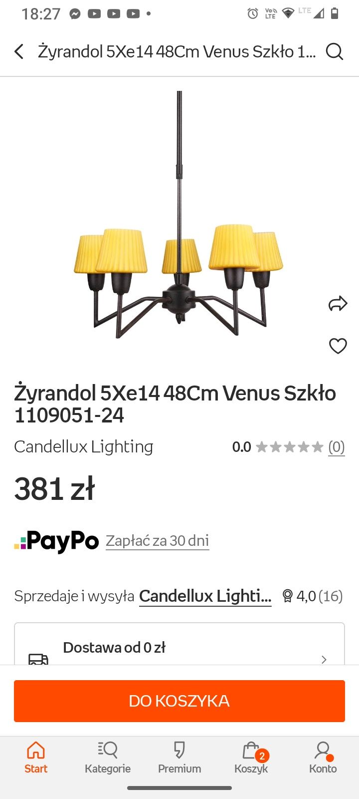 Żyrandol czarny  lampa nie Ikea vintage retro pięcioramienny