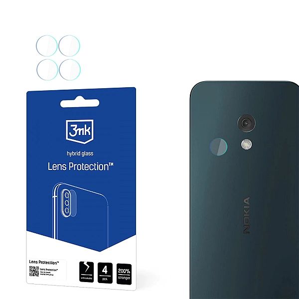 Szkło hybrydowe do obiektywu aparatu 3mk Lens Protection na Nokia 225/