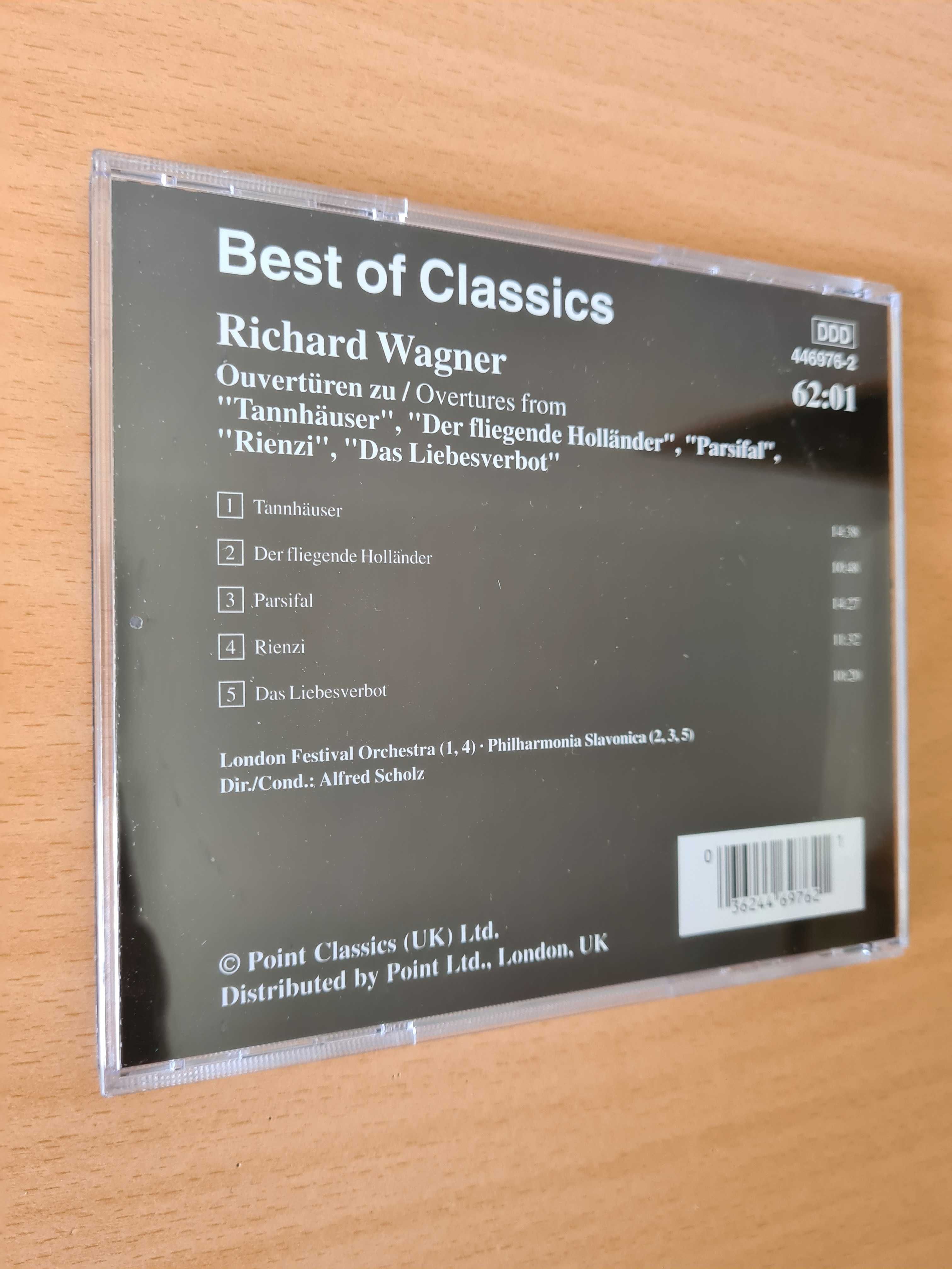 CD audio com "Berühmte Ouvertüren" de Richard Wagner
